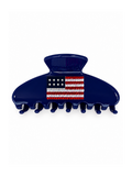 Navy Blue American Flag Clip