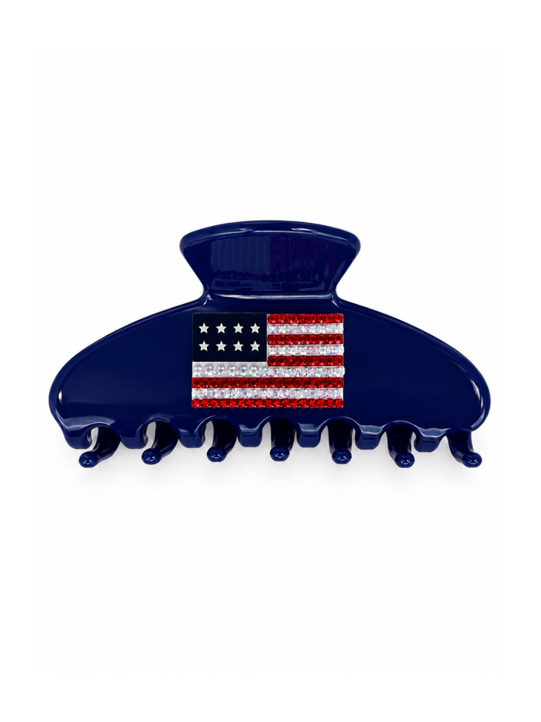 Navy Blue American Flag Clip