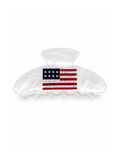 White American Flag Clip